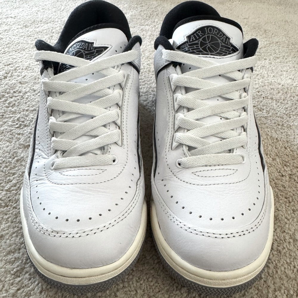 **Men's Nike Air Jordan 2/3 White Black Sail Cement Grey size 10.5